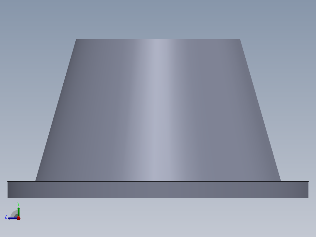 适配器 D=500 mm右视图