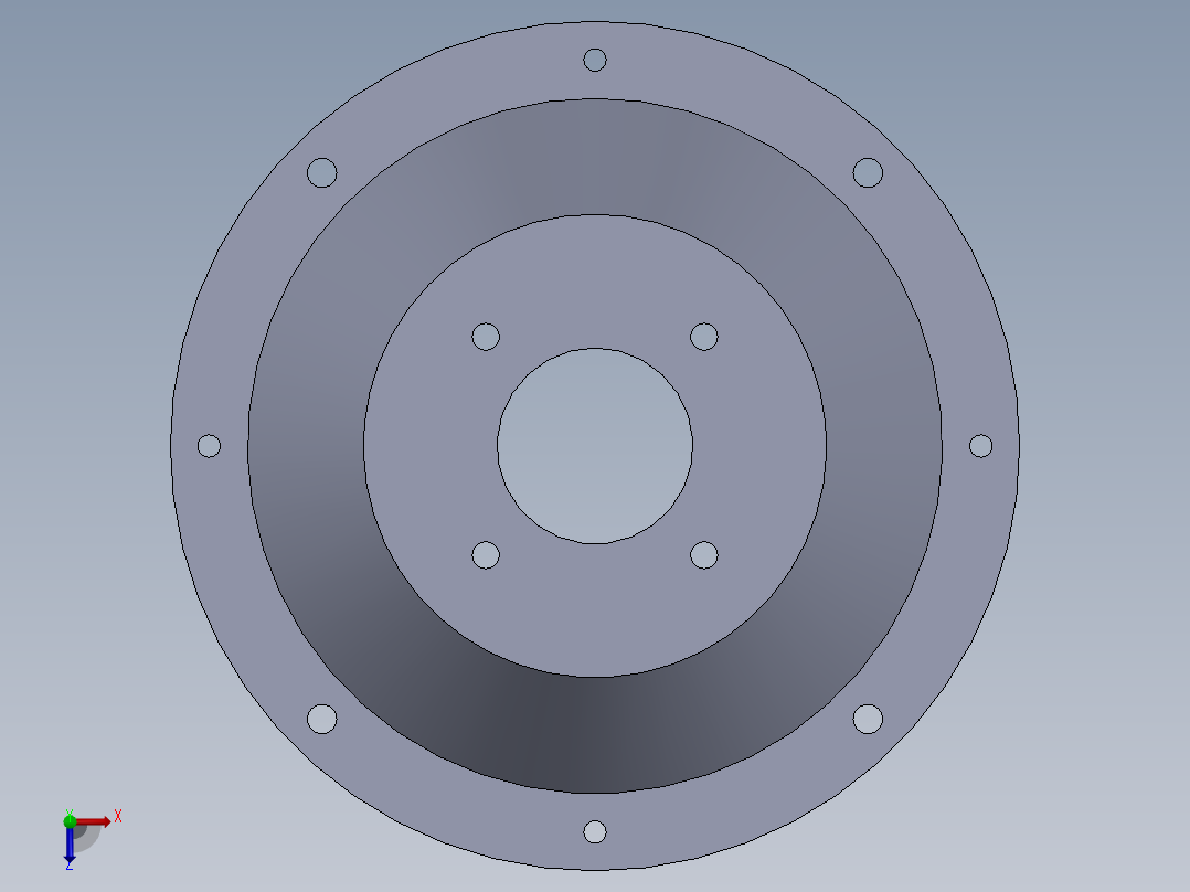 适配器 D=500 mm俯视图