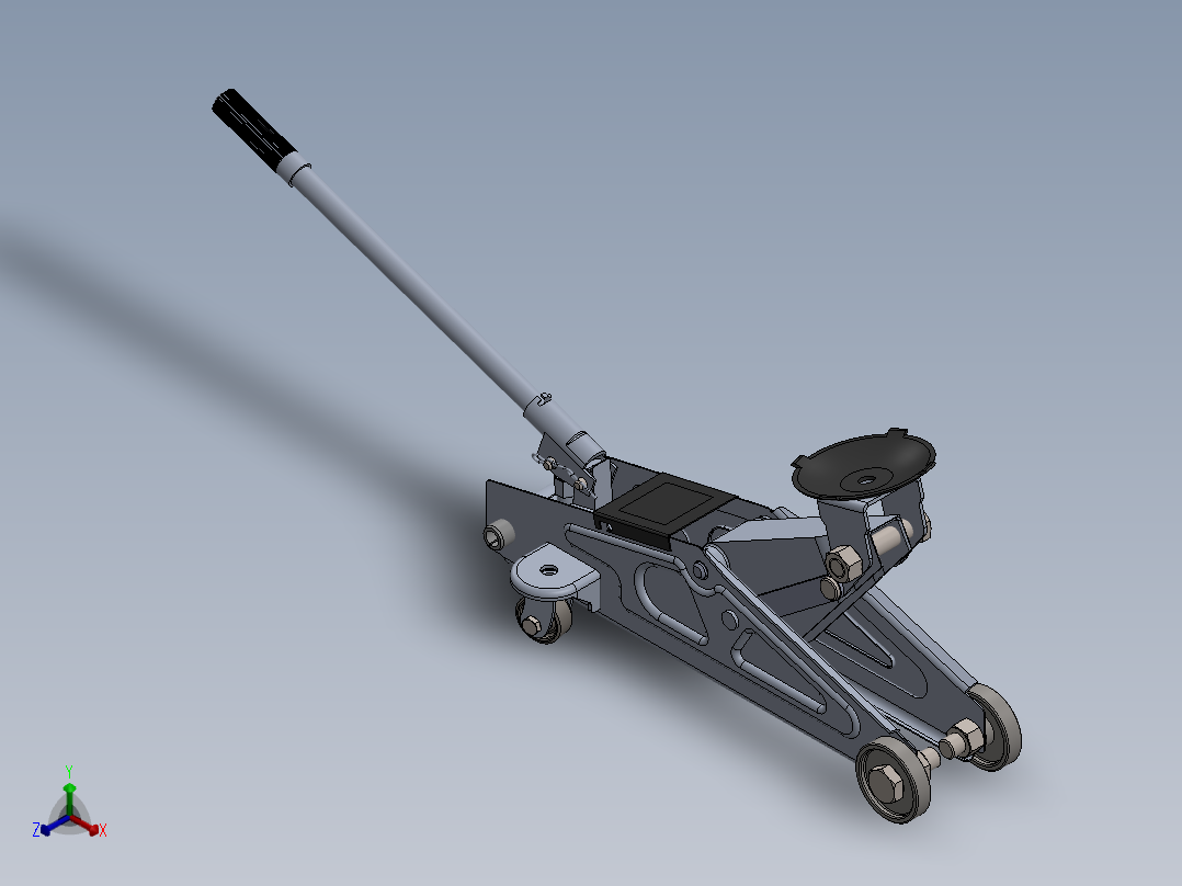 千斤顶(25)正等轴测图