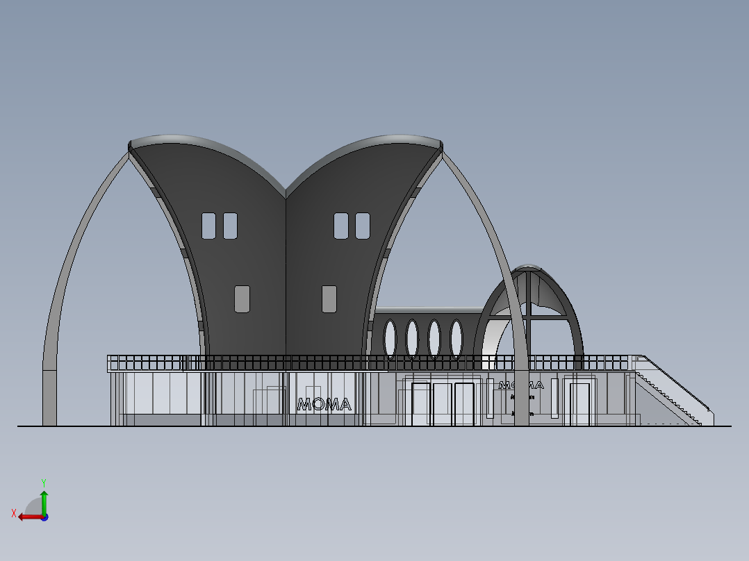 房子、建筑(172)后视图