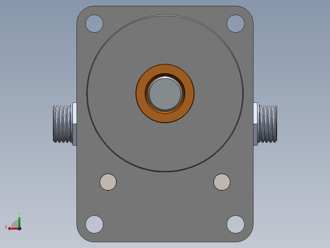 泵、水泵(100)后视图