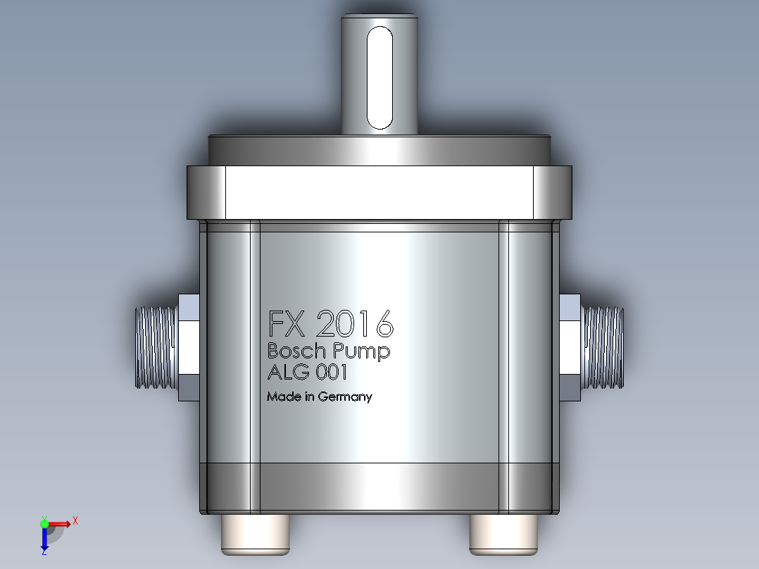 泵、水泵(100)俯视图