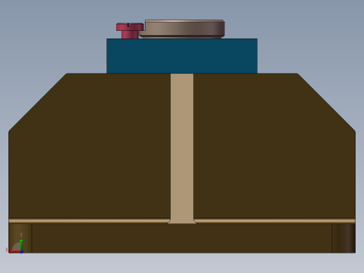 滤油器体工艺及钻φ38孔夹具【三维SolidWorks】后视缩略图