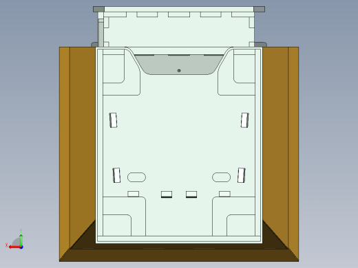 控制台 操作台presidential-podium-1832-模型格式为 stp后视缩略图