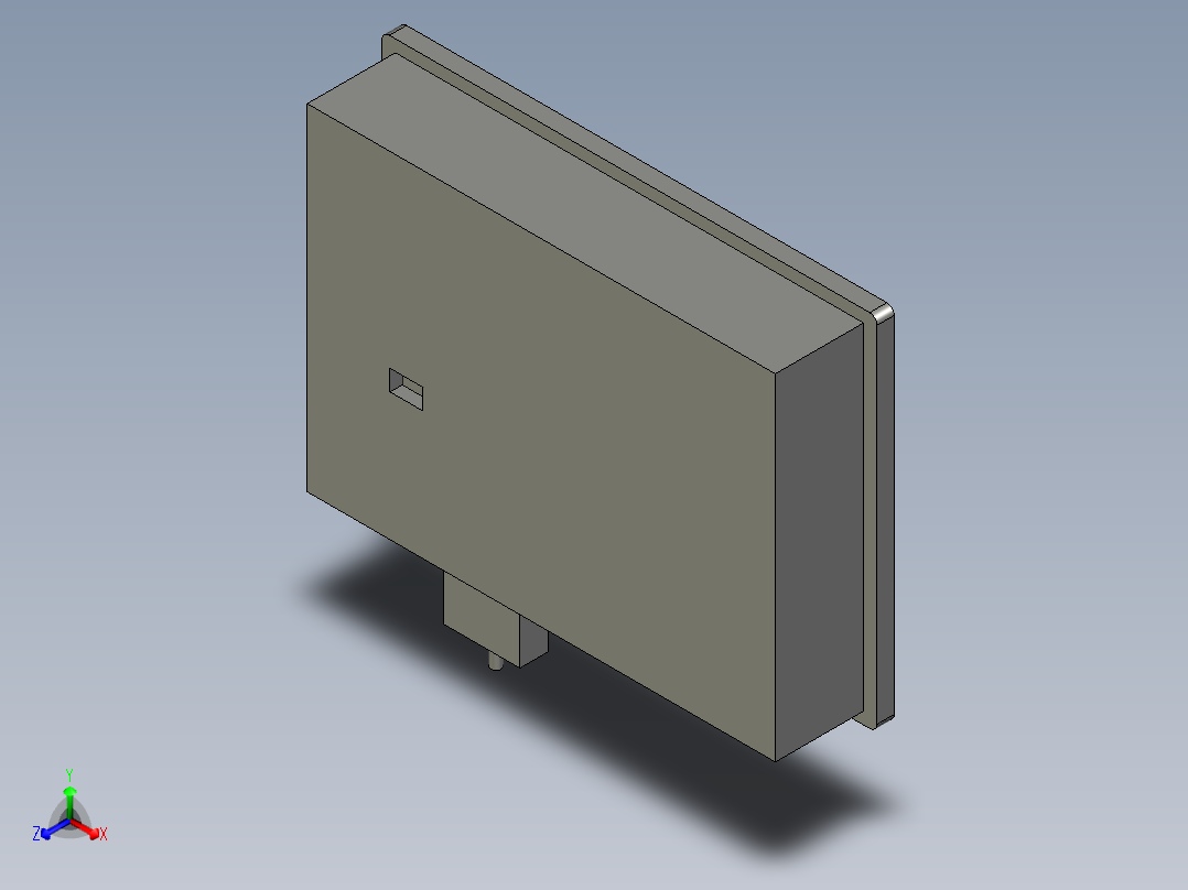 MT6070威纶通7寸正等轴测图