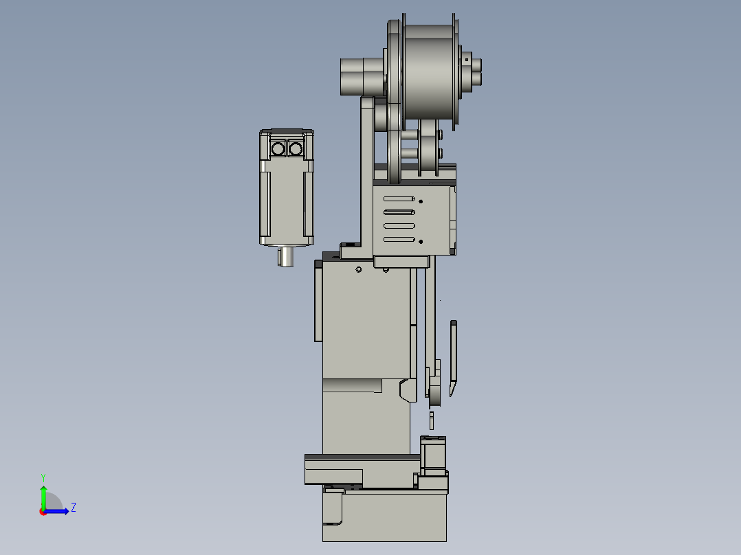 铜带机xmd-110瑞峰城左视图