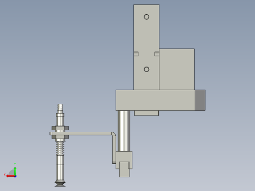TRD899MINI-3612-00热封下压组件后视缩略图