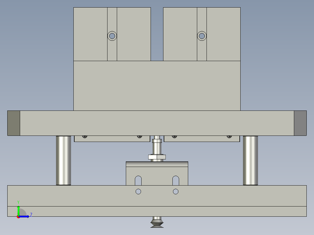 TRD899MINI-3612-00热封下压组件左视图