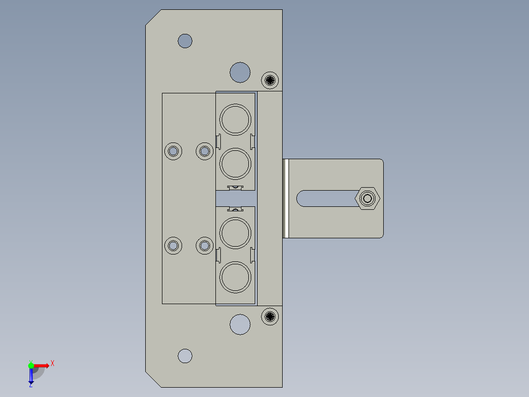 TRD899MINI-3612-00热封下压组件俯视图