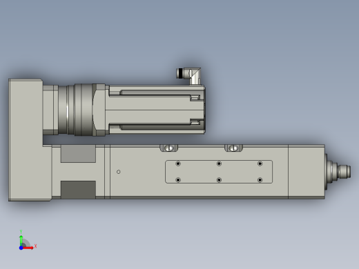 防尘与防转功能的长行程伺服电缸前视缩略图