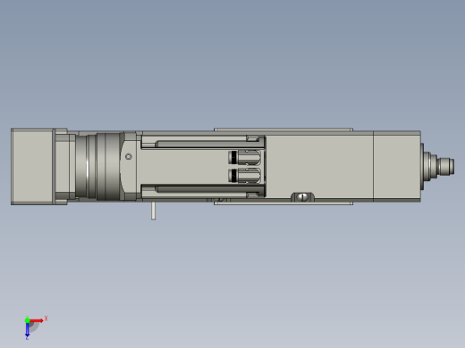 防尘与防转功能的长行程伺服电缸俯视缩略图