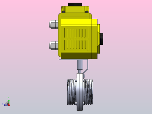 IDDX-02螺式电动蝶阀[IDDX-02-1.5s]前视缩略图