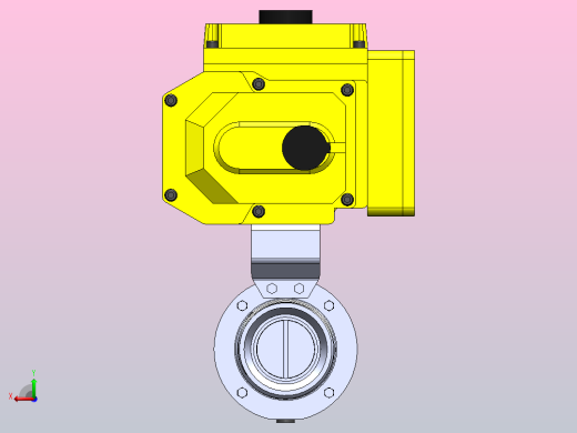 IDDX-02螺式电动蝶阀[IDDX-02-1.5s]右视缩略图