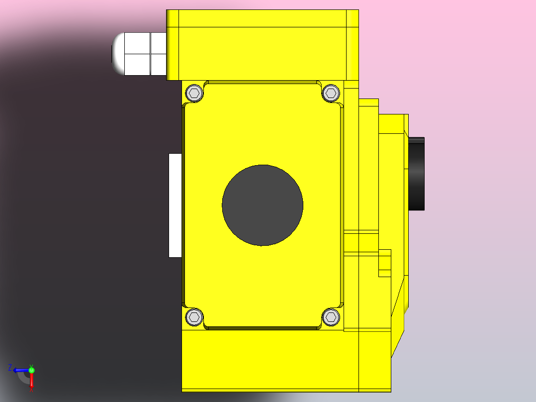 IDDX-02螺式电动蝶阀[IDDX-02-1.5s]俯视图