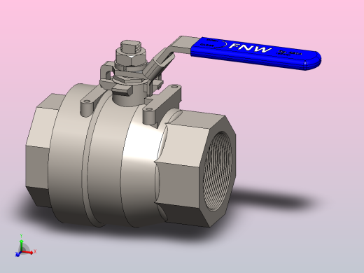 FNW-FNW220AM二片式内螺纹球阀