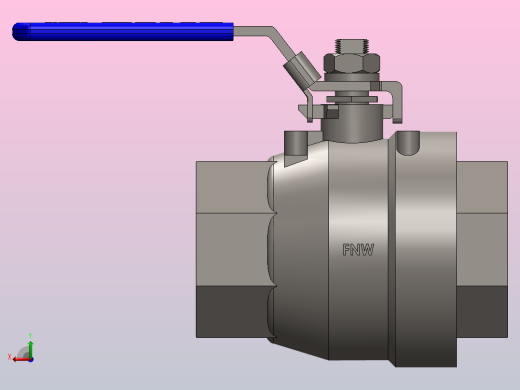 FNW-FNW220AM二片式内螺纹球阀后视缩略图