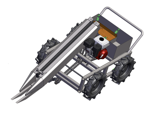 大蒜收获机SW三维模型 1549158缩略图