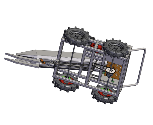 大蒜收获机SW三维模型 1549158缩略图