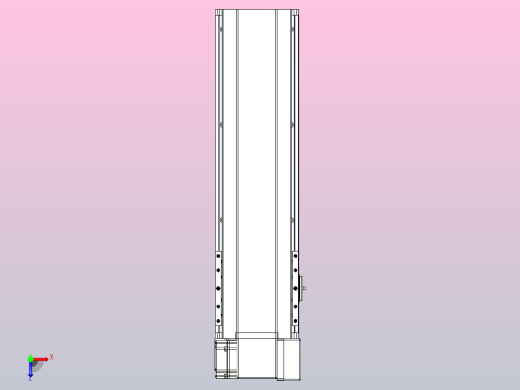 皮带直线轴半封闭可选导轨TPA-HNB-175D-140-L400-RP-C-P75-N3俯视缩略图