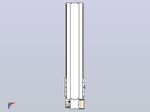 皮带直线轴半封闭可选导轨TPA-HNB-220D-176-L750-RP-C-P1K-N3俯视缩略图