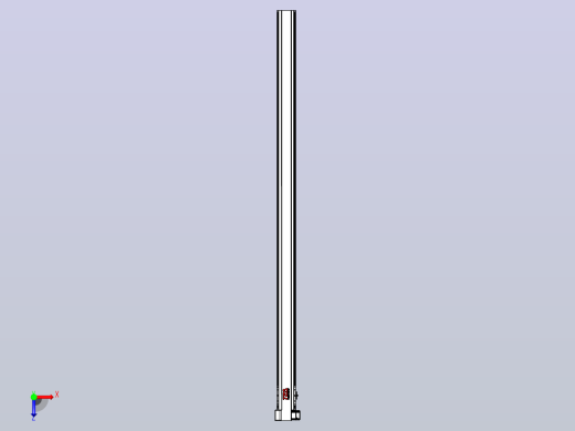 皮带直线轴半封闭可选导轨TPA-HNB-120D-110-L2300-LP-C-P40-N3俯视缩略图