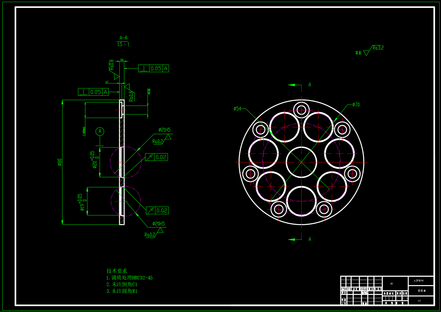 A2FE-80斜轴式轴向定量马达（CAD+说明书）
