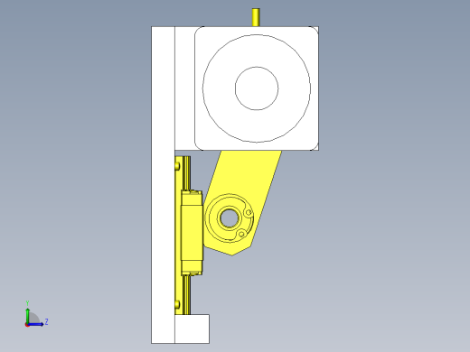 电机式连续上下组件左视缩略图