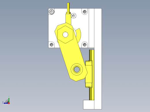电机式连续上下组件右视缩略图