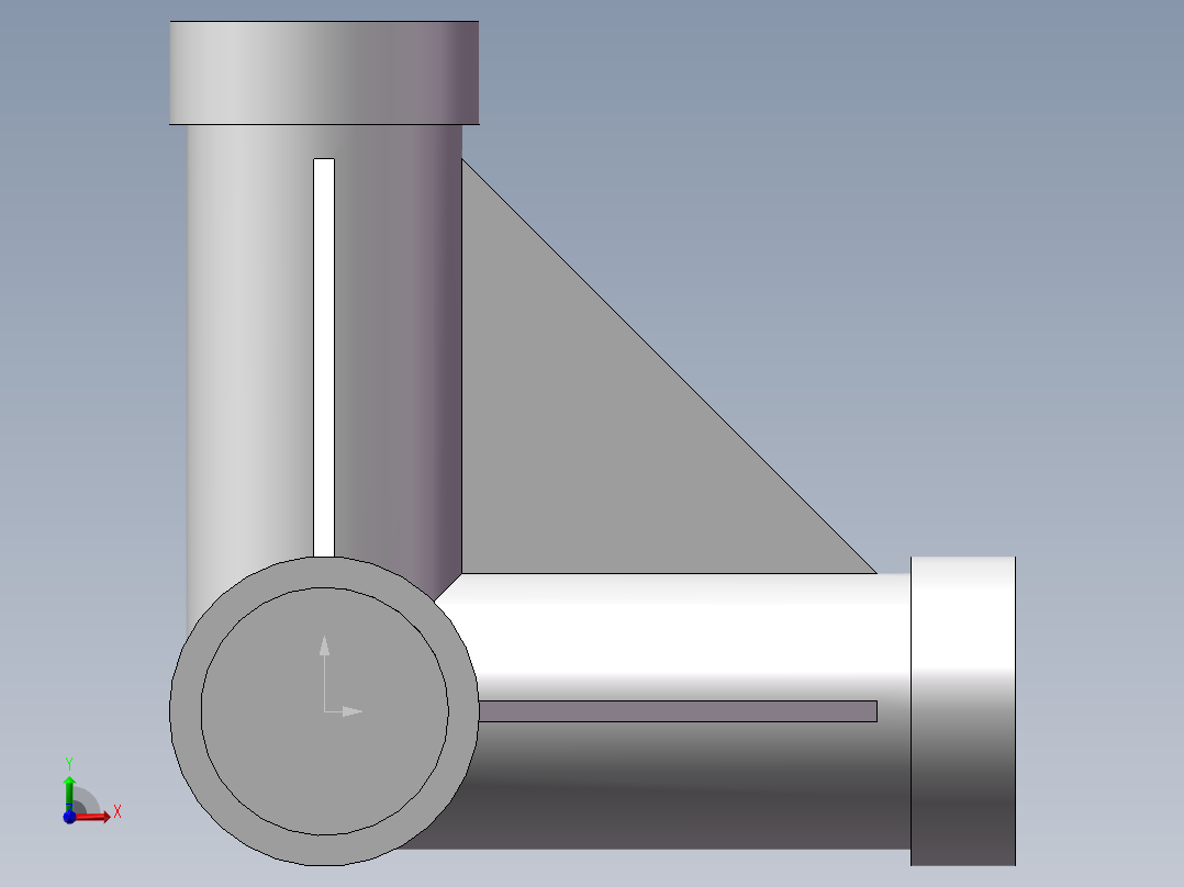 三通练习用前视图