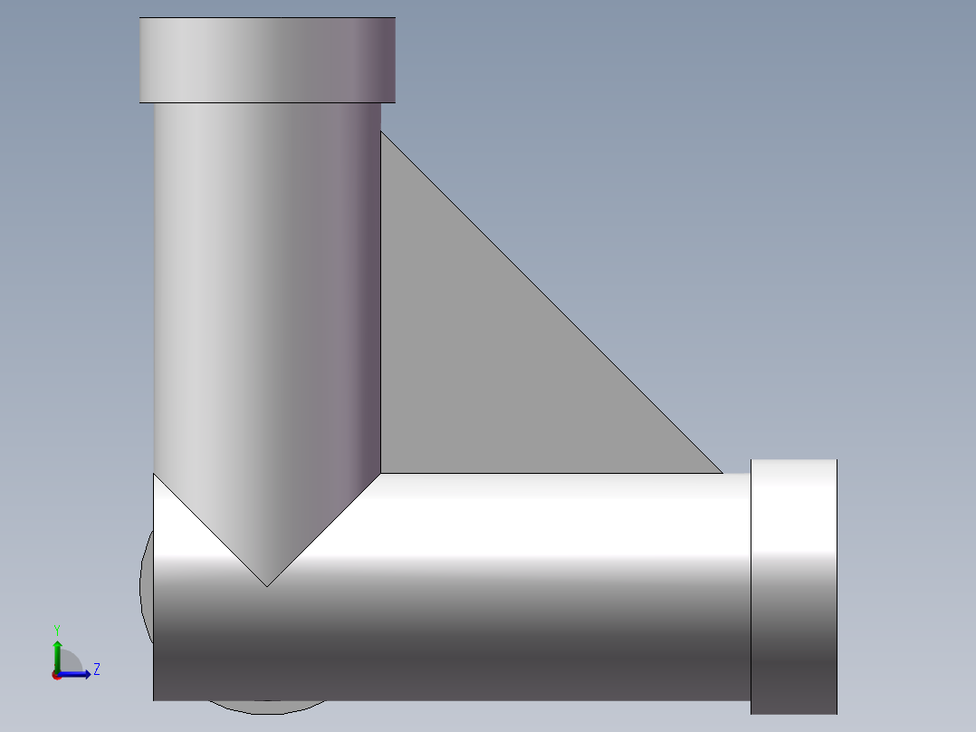 三通练习用左视图