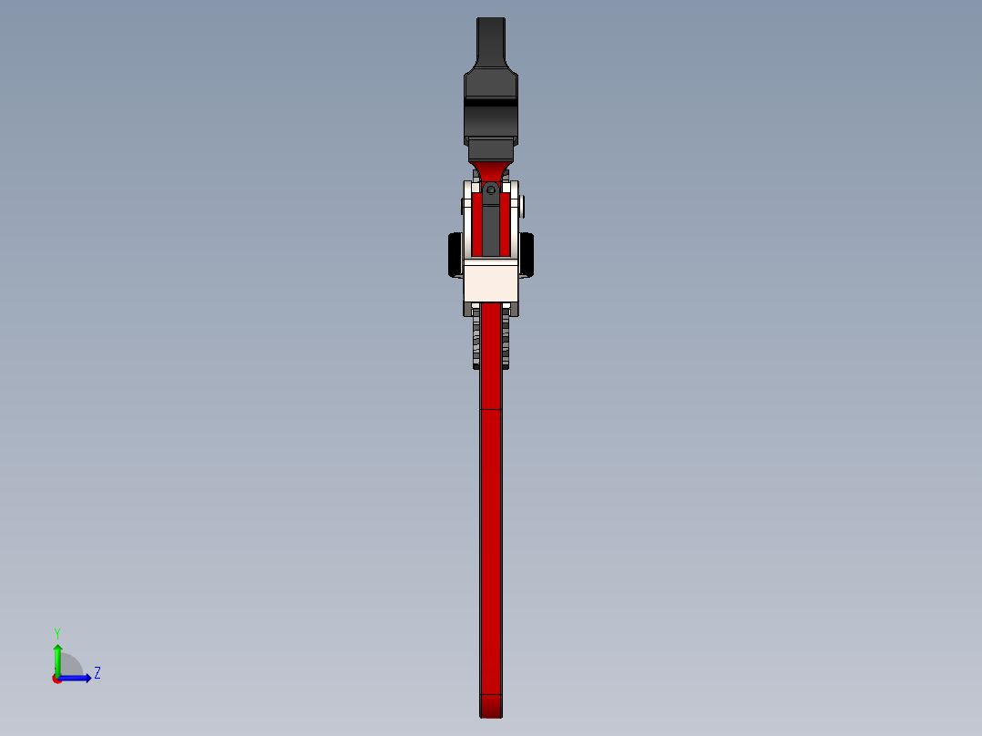 SW2013含特征老虎钳左视图