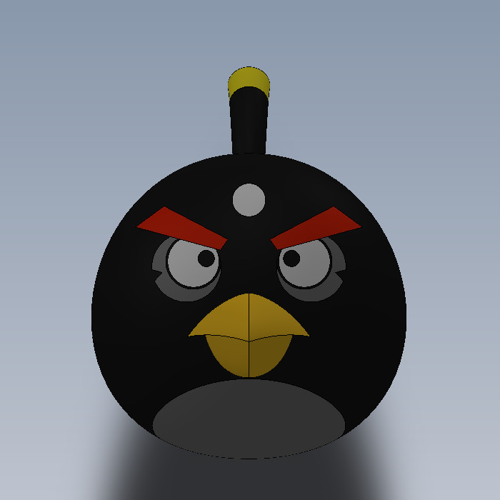 愤怒的小鸟-黑色