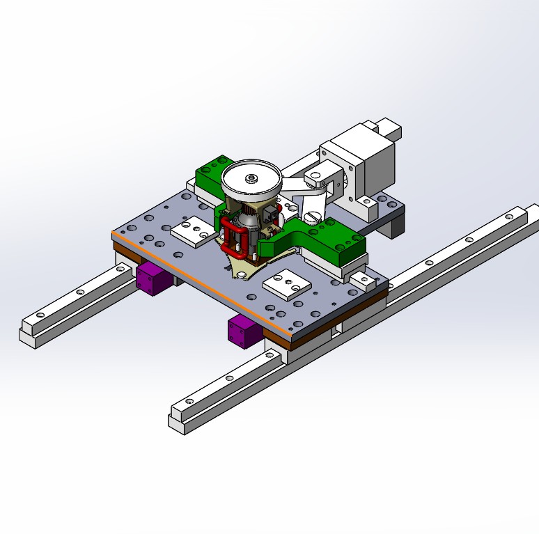 ZDH-QT-007 威灵70系列电机检测机（SW设计） 3D模型 工程图