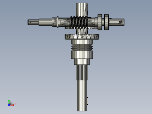 5_蜗轮蜗杆前视缩略图