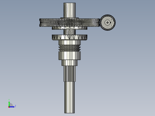 5_蜗轮蜗杆左视缩略图