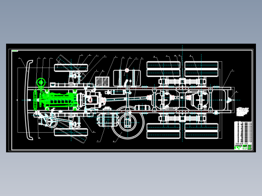 588 重型自卸车设计(底盘设计)（有cad图）