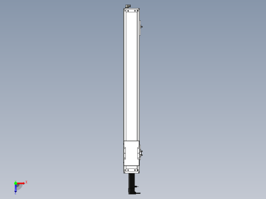 Toyo东佑达直线模组-ECH12-850-BC-100W+煞車俯视缩略图