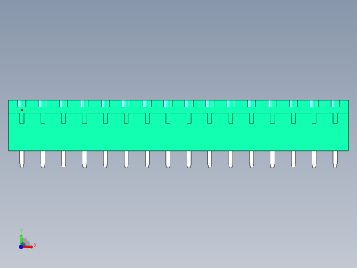 DEGSON 2EDG 系列 5.0mm 可插拔接线端子组-2EDGVC-5.0-16P-14-00AH前视缩略图
