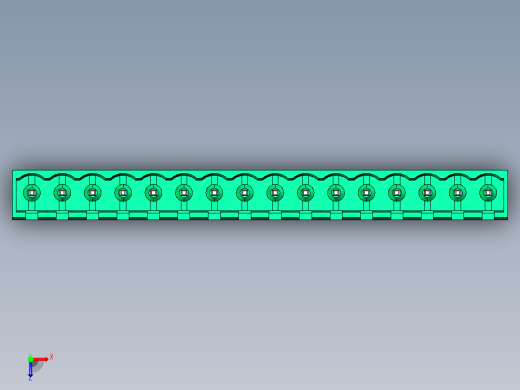 DEGSON 2EDG 系列 5.0mm 可插拔接线端子组-2EDGVC-5.0-16P-14-00AH俯视缩略图