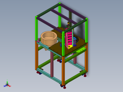 接线端子打螺丝设备正等轴测缩略图