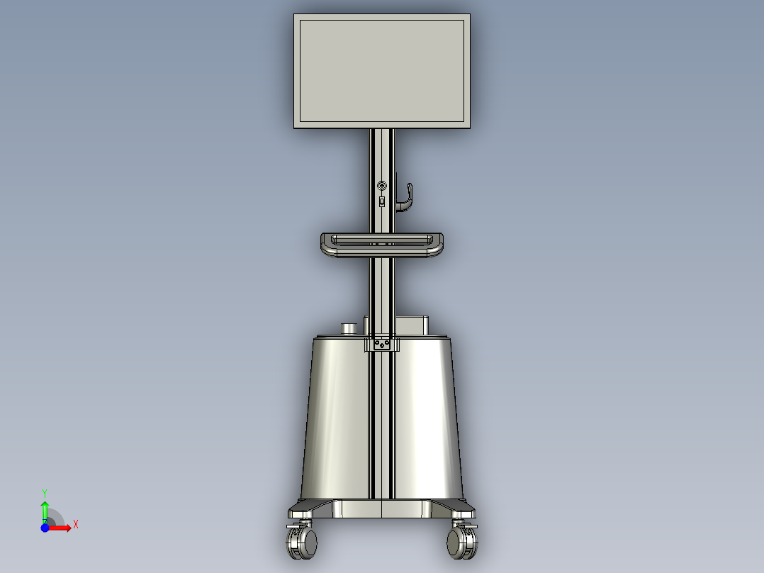 医疗车模型图前视图