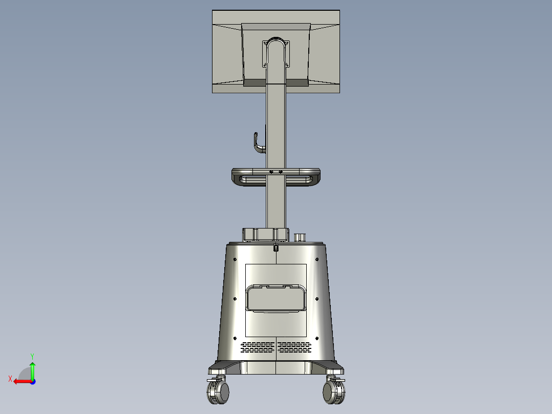 医疗车模型图后视图