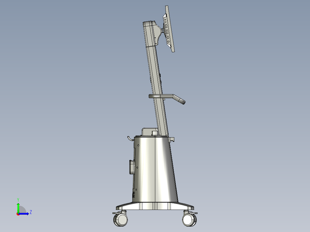医疗车模型图左视图