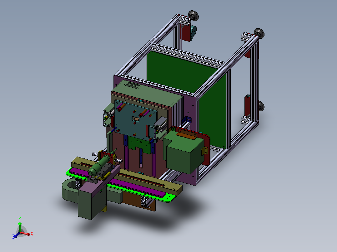 螺丝机机械结构