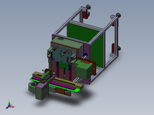 螺丝机机械结构
