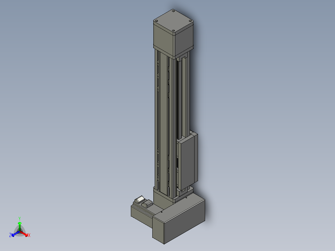 欧规系列-GB8-L96-S300-BRD-P40-MS3正等轴测图