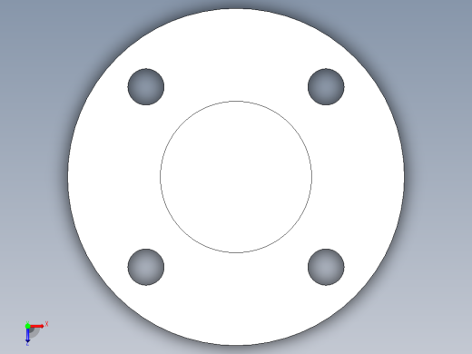 聚氯乙烯配件25-Sch80_Blind Flange_853-012_1.25in俯视缩略图
