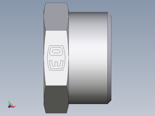 卡套式工业通用硬管接头EO_Blanking_plug_for_tube_ends_ROV18L71X前视缩略图