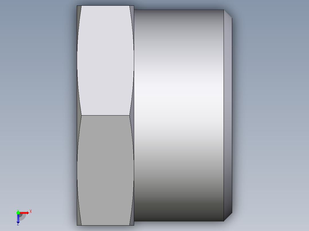 卡套式工业通用硬管接头EO_Blanking_plug_for_tube_ends_ROV18L71X俯视图