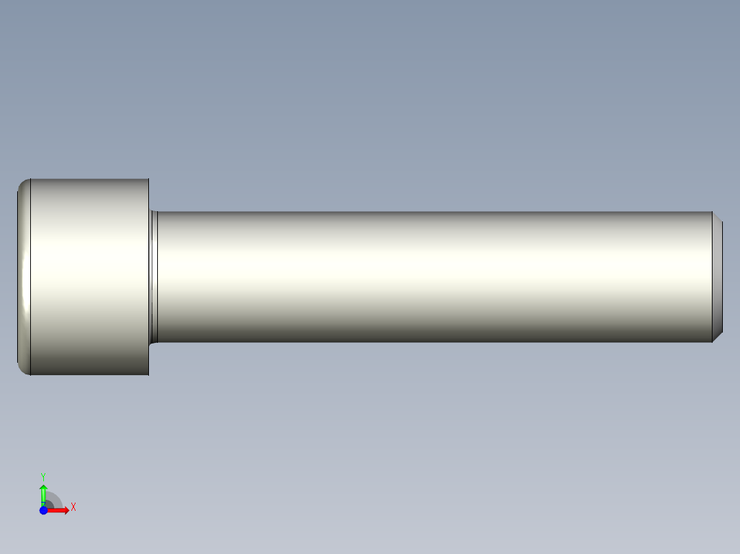 螺钉-DIN_912-M16x70.stp前视图